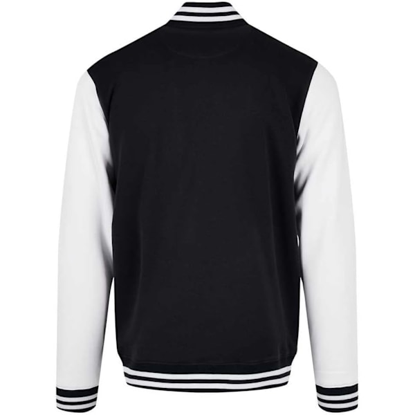 Bygg ditt varumärke Herr Basic College Jacka XL Black / White