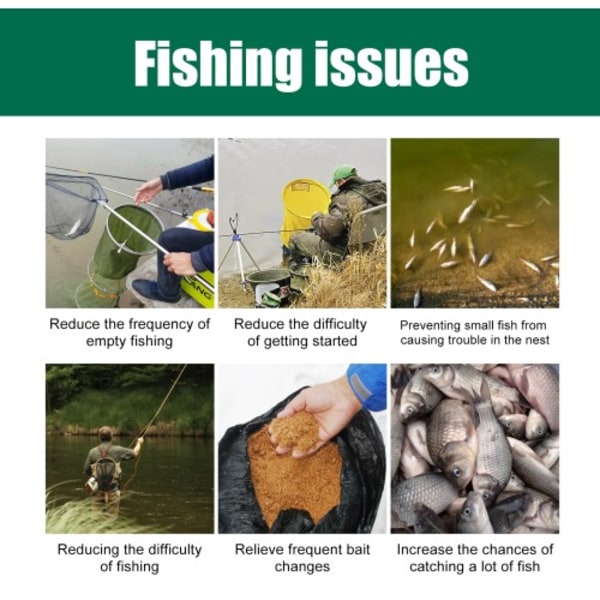 Fiskattraktion Utomhusfiske viltfiskebete bärbart fiskattraktionsmedel