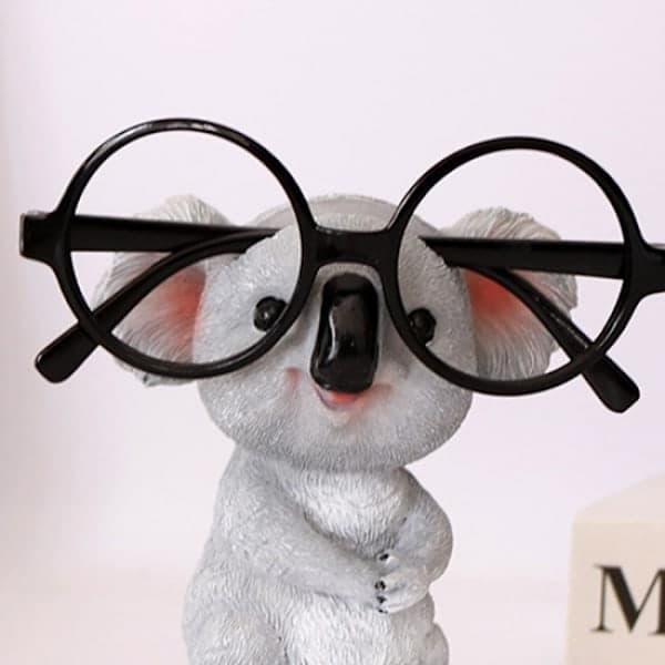 Søt Koala Brilleholder i Resin Dyrefigur Solbriller Briller D