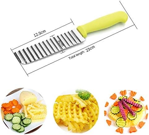 3 stk. Pommes Frites-Kutter, Rustfritt Stål Cracker Kjøkkenredskap