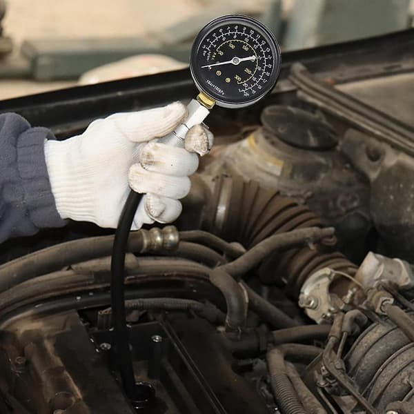 Motor Kompressionstester Test Måler Kontrol Test Værktøjssæt Passer 14mm 18mm Auto Diagnostisk Ser