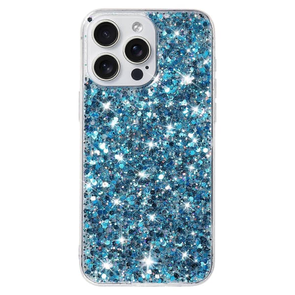 Epoksy TPU-telefondeksel med glitter til iPhone 14 Pro Max