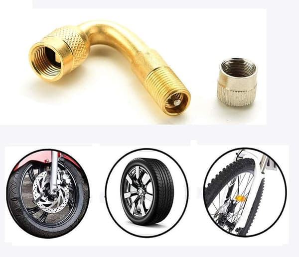 4 st Professionella Däckventilförlängningsadapter Kit