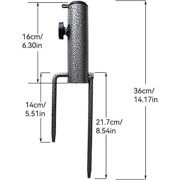 Parasolfod, 2 stk. Parasolanker Parasolholderanker, Justerbar Elastisk Parasolfod, Multi-Applikations Parasolfod