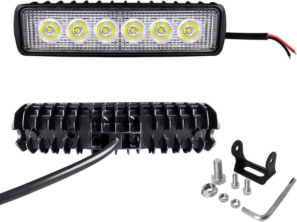 4 x 18W LED arbeidslys, LED ekstra frontlykter