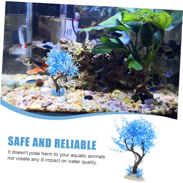 Akvariedekoration simulering vandplanter kæledyr forsyninger krybdyr landskab fiskebeholder landskab dekorationer simulering planter