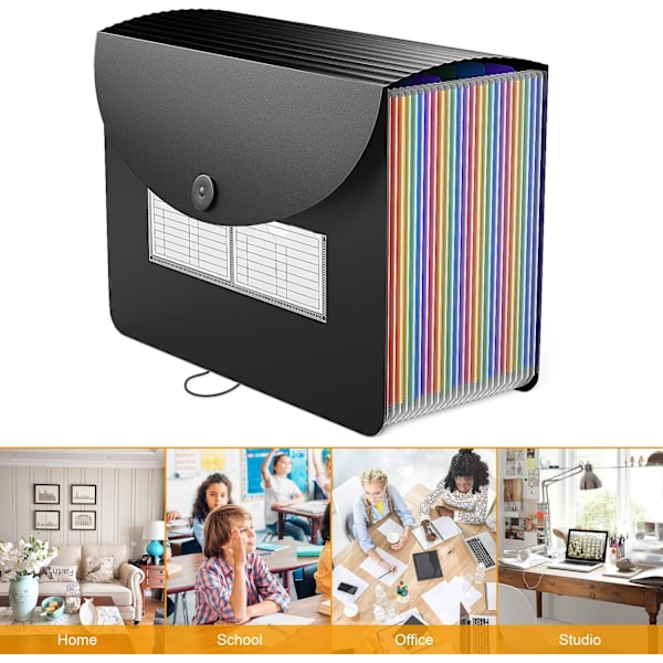 A4 Mappe, udvidet mappe klassificeringsmappe (26 gitter)