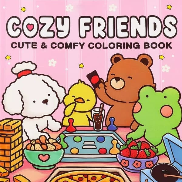 COZY FRIENDS: En lugn och tröstande målarbok 22