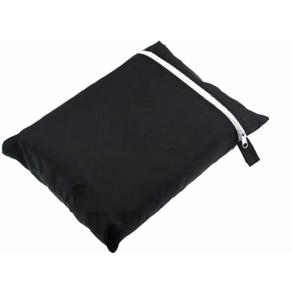 Puteoppbevaringspose Utendørs putetrekk julepyntpose (svart) vit