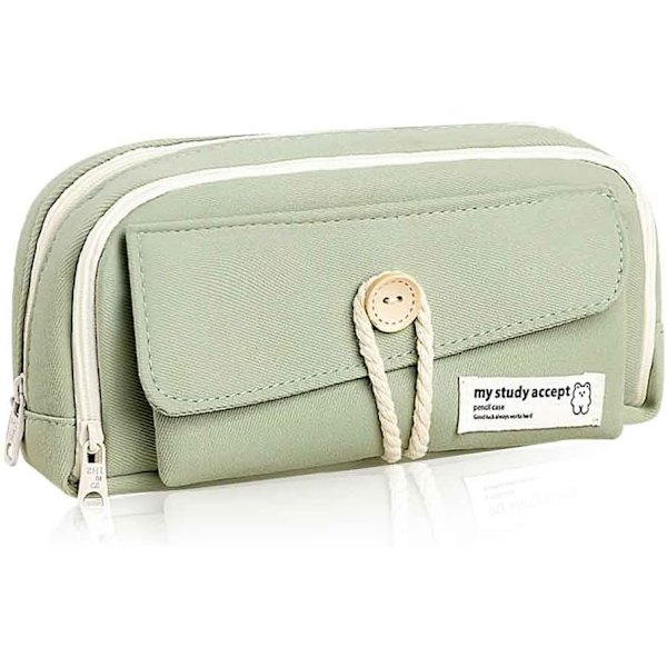 Pencil Case til drenge og piger, skoleartikler, makeup taske, opbevaring, gave til mellem- og gymnasium, kontor, college, studerende, voksne, teenagere