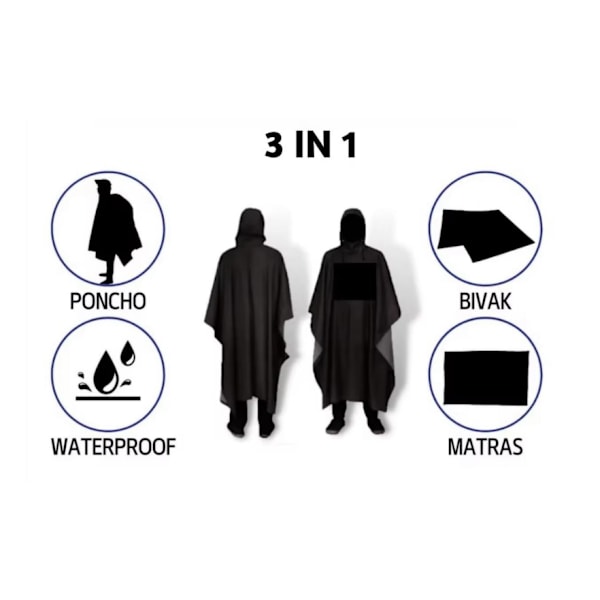 Återanvändbar Regnponcho Vuxen Vattentät Poncho Vattentät Vuxen Lätt Vattentät Regnrock för Utomhusvandring Camping Cykling Resor Pink