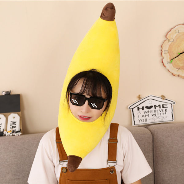Wicked kostymer vuxen unisex rolig banan gul hatt nyhet