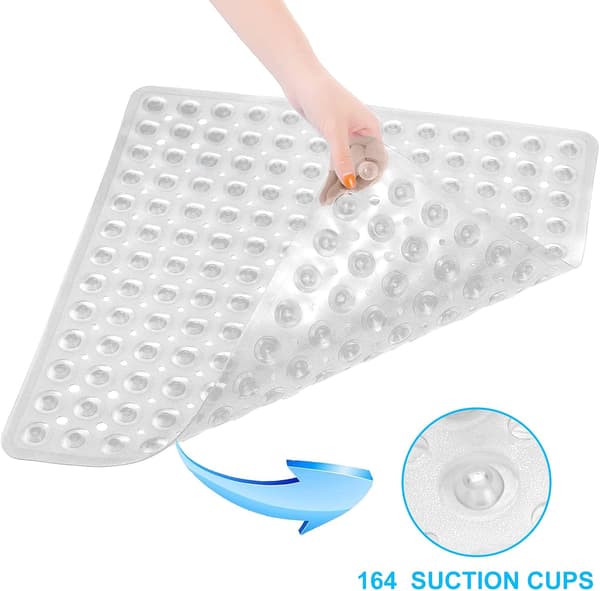 Duschmatta 53x53cm Mögelresistent Kvadratisk Dusch Halkskyddande Matta
