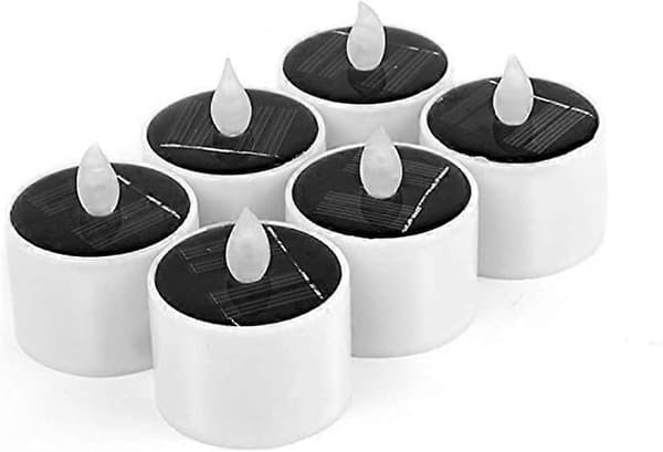 Alla hjärtans dag Utomhus Matbord Atmosfär Solcellsljus 3 stycken (D-583-A)