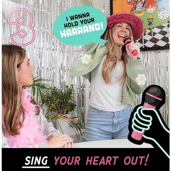 Grab The Mic Karaokepeli - Jännittävä Grab The Mic Onnenmuna Karaokepeli Uusi, viihde, hauska peli-ilta
