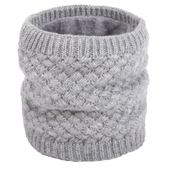 Talvituubi, Termohuivilinja, Unisex Paksu Neulotu Kaulaliina Talvi Lämmin Kaula Miehille Naisille Urheiluhuivi grey