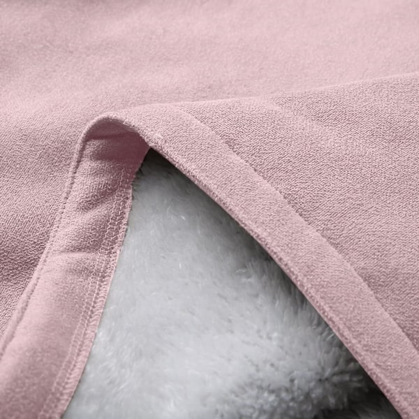 Damer Vinterjakker Udsalg Plus Størrelse Dame Fleeceforet Jakke Hoodies Lomme Uld Casual Hættetrøjer Horn Knapper Casual Varmt Jakke Trench 4XL 01 Pink