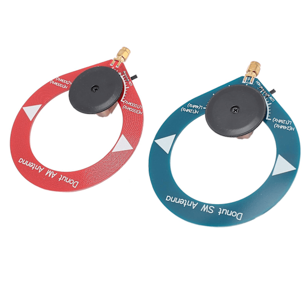 2 stk. Donut AM og SW Antenne Udskiftning AM Loop Antenne Indendørs Kortbølge Radio Antenne til Hjemme Stereo Receiver FM Radio