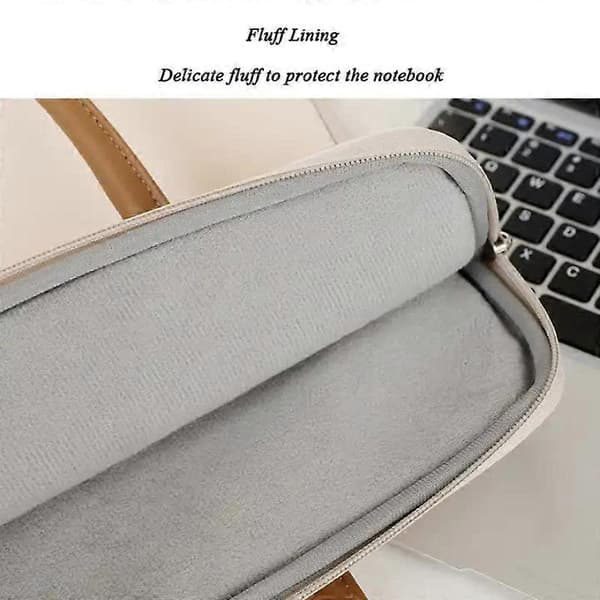 Elosung Grå Simpel & Stilfuld Laptop Taske Elegant Notebook Taske Til Studerende Professionelle Gaveformål Laptop Tasker & Tasker