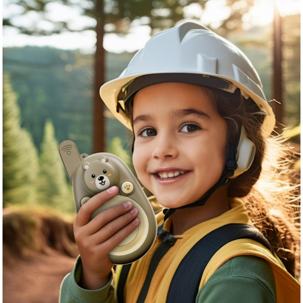 Lasten walkie-talkie pitkän matkan langaton lähetys summeri ulkoilma keskustelu piirretty lelu rannehihnan kanssa pony