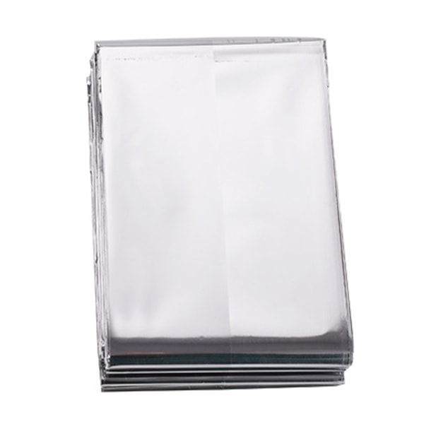 10-osainen taittuva hätäheijastava pelastuspeitto | kylmäsuoja, auringonsuoja ja matalan lämpötilan suoja - leirintä ulkona Double-sided silver 2.1*1.6M