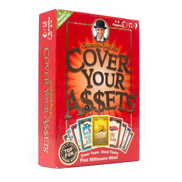 GrAndpa Becks Cover Your Assets Kortspel - Roligt Familjespel & Samlarobjekt