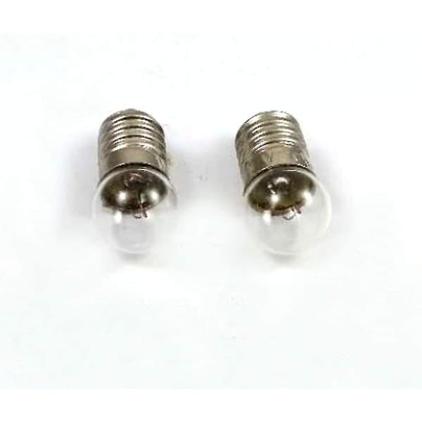 10-pack E10 skruvsockel för ficklampa, 2,5 V 0,3 A