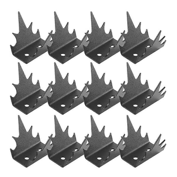 1 Sett Vegg Gjerde Pigger Anti-klatre Pigger Gjerde Avskrekkende Pigger Hage Gjerde Pigger