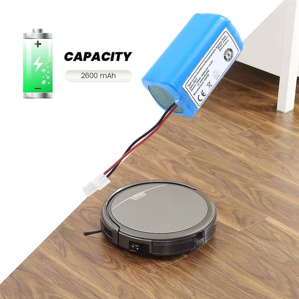 Genopladeligt batteri 14.8V 2600Mah Robotstøvsuger Tilbehør Reservedele til A4 A4S A6