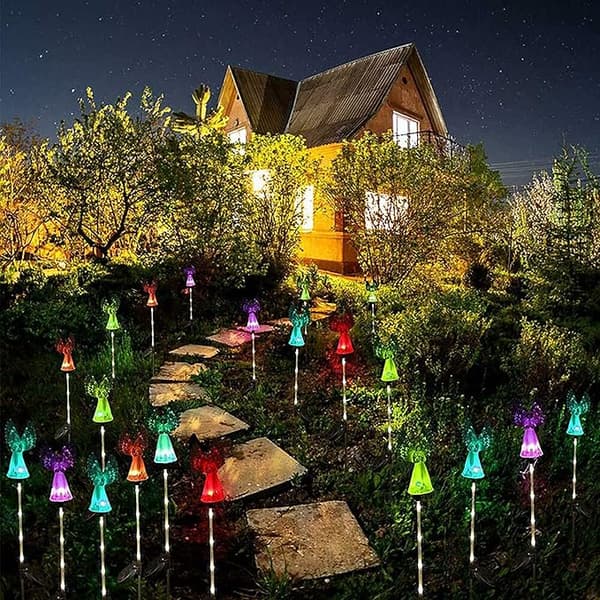 Angel Post Lights, Outer Angel Path Pole Lights Farverig