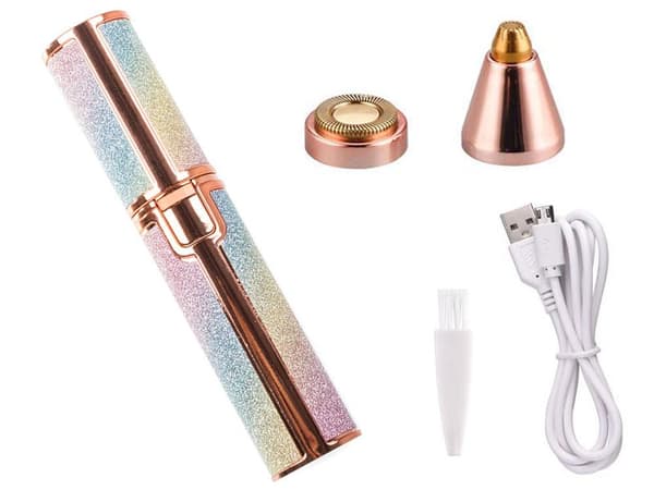 Genopladelig Epilator / Barbermaskine 2i1 til Ansigt og Øjenbryn