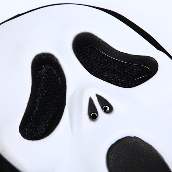 Skrikmask - Ghost Face Scream Horror Huvudöverdrag Rolig Dräkt Eva Spökfestival Mask