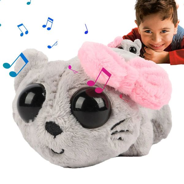 Surullinen Hamsteri Pehmolelu, Surullinen Hamsteri Meme Pehmolelu Sisäänrakennetulla Viulun Äänellä - Täytetty Eläin Pehmolelu Lapsille Pojille Tytöille