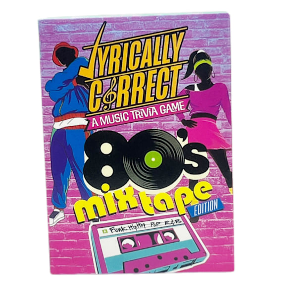 Lyrically Correct 90-luvun ja 2000-luvun hip hop ja R&B musiikki trivia korttipeli lahja, perheen peli-illan hip hop musiikki sanoitus haaste peli kortit Tape version