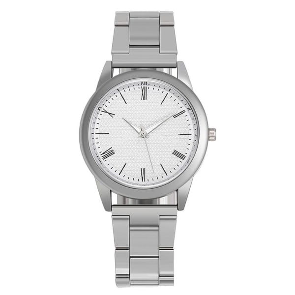 Clean Classic Men's watch stylish with metal bracelet - Several colors White