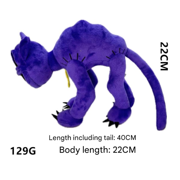 Uusi Monster Hoppy Hopscotch Pehmolelu Catnap Pehmolelu Smiling Critters Pehmo Täytetty Tyyny Nukke Lelut Variant standing purple cat