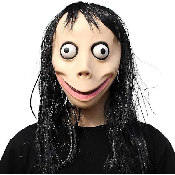 Mask för fest, skräck, latex, helhuvudmask
