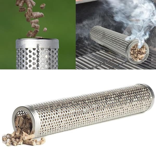Røykrør i 304 rustfritt stål for gassgrill