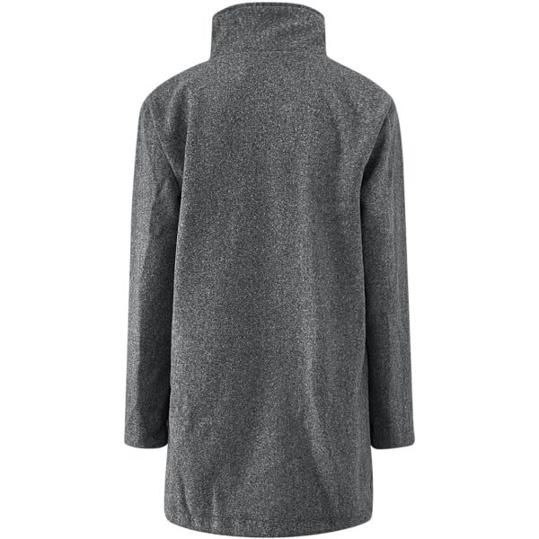 Grå dam Enfärgad casual cardigan dunjacka Jacka /M gray M