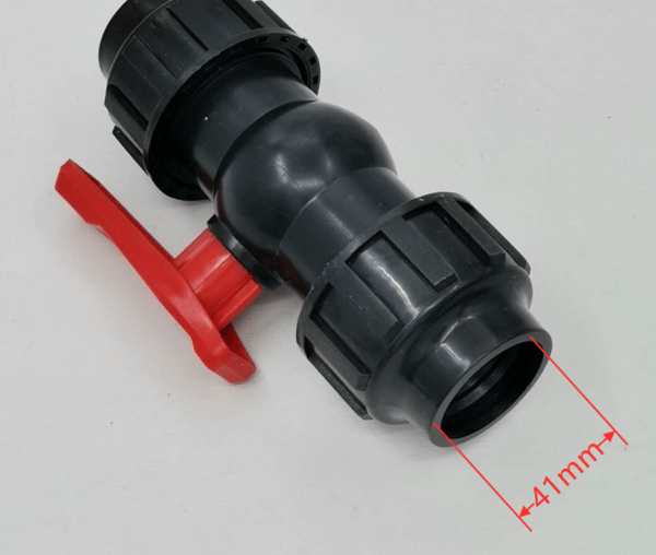 PE Hurtigkobling Kuleventil, Multi-Spec Irrigasjon Hurtigkobling Kuleventil (Ekstern 40 Hurtigkobling Kuleventil)
