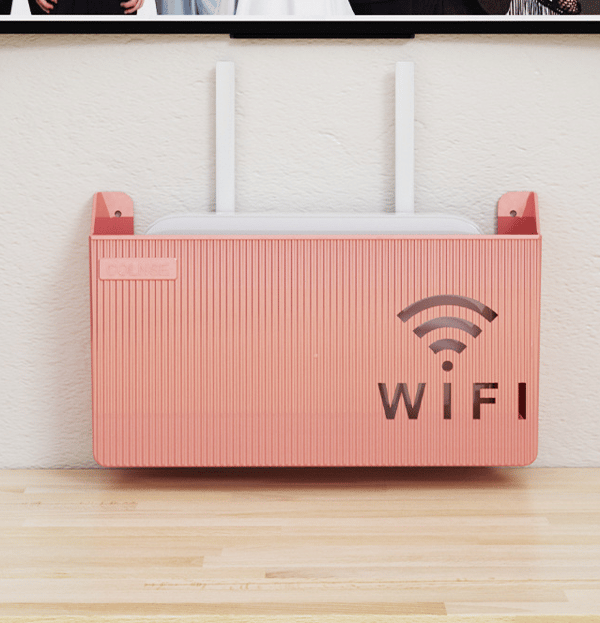 Wifi Router Hylde Organizer Vægmontering Set Top Box
