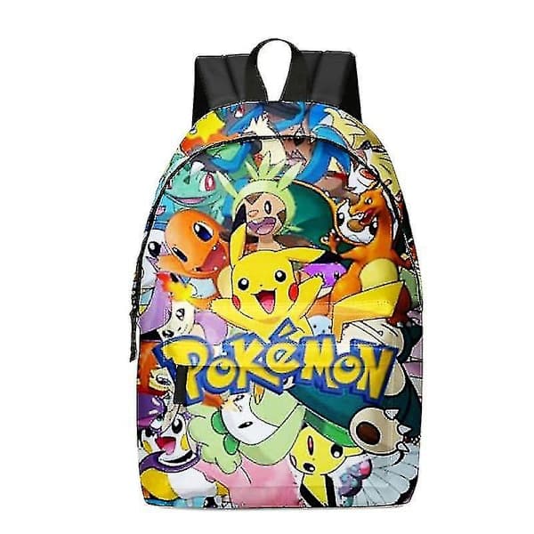 Suuri kapasiteetti reppu, Elf Pikachu Cartoon School Bag - varastossa