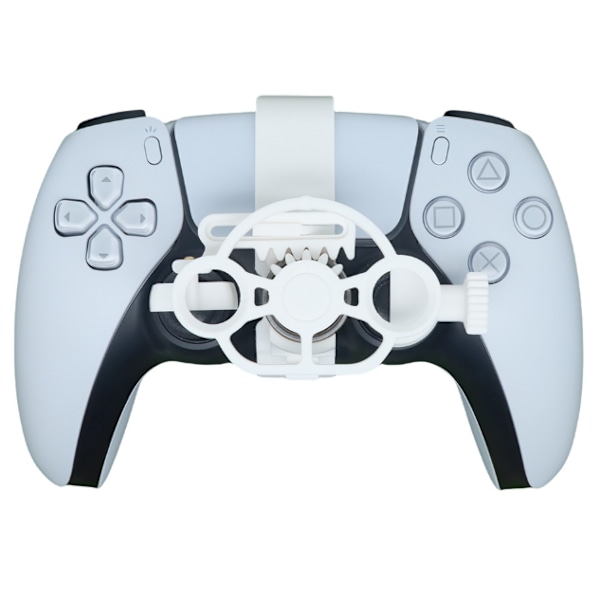 Spelracingratt Mini Styrtillbehör för PS5-kontroll, Simuleringskörningssimulator PS5 white