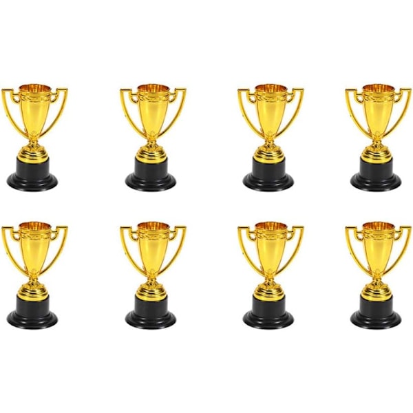 24 stk. Mini Golden Award Trophy Mini Golden Trophies Små Award Trophy Cups for Kids Trophies Bulk Awards Mini Trophies for Kids School Rewards