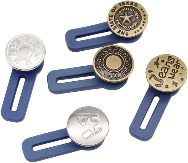 10-pakks Jeans Knappelengder