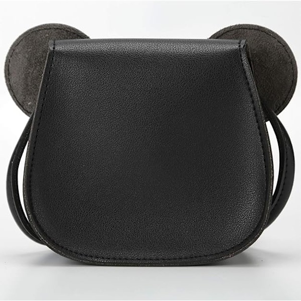Qiming Museører Bowknot Crossbody Taske, PU Håndtaske, Mini Lille Taske Prinsessetaske til Børn, Piger og Småbørn