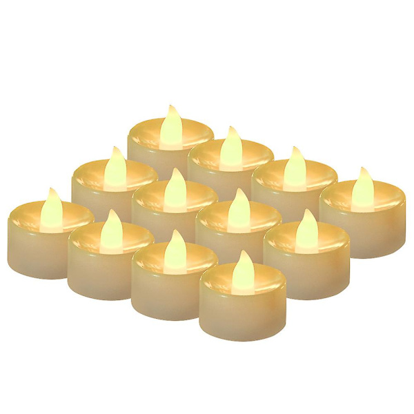Batterier Fladdrande Effekt Flamlös LED Ljus--