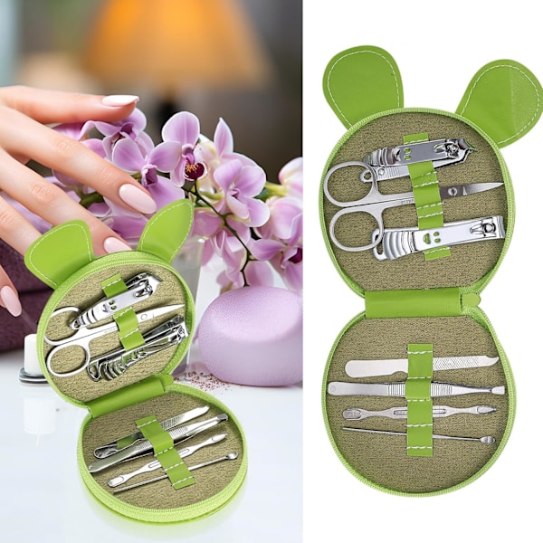 Nagelklippare Set, Manikyr Set, Manikyr & Pedikyr Set, Professionellt Rostfritt Stål Nagelvårdsset, Nagelverktyg Nagelklippare Set