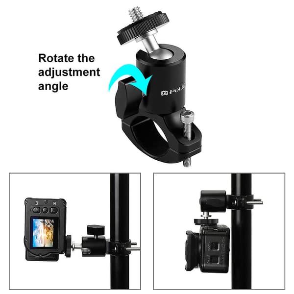 Aluminium Styr Tripod Kuglehoved Adapter Mount til GoPro
