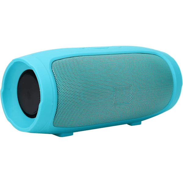 Bluetooth-høyttaler, bærbar stereo HIFI-høyttaler, multimediehøyttaler med dobbelthorn, støtte for U-diskavspilling, støtte for taleanrop (grønn)